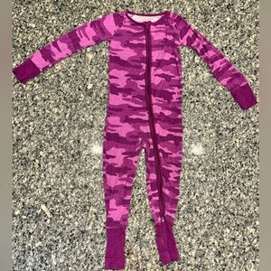 Little Sleepies Berry Camo Zippy